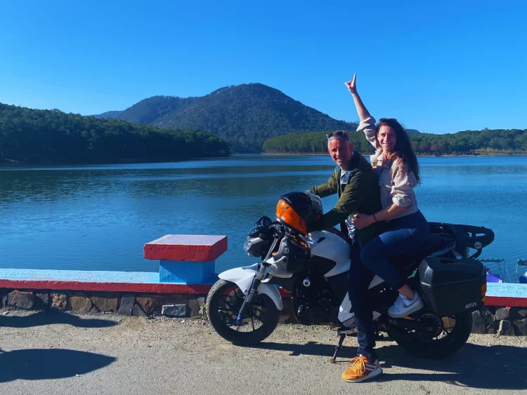 asy Rider motorbike tour from Dalat to Mui Ne passing Pongour Waterfall and countryside landscapes