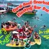 Nha Trang coral reef tropical fish snorkeler underwater
