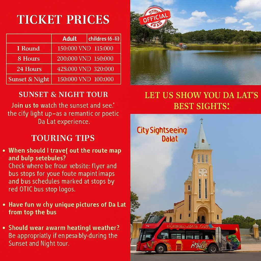 Dalat City Tour Bus