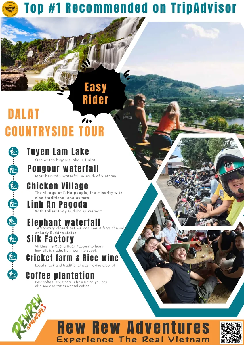 Easy Rider Waterfall Tour Dalat